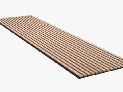 Akupanel Klassisk Eg med sort filt 240x60cm