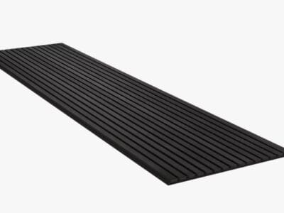 Akupanel Sort Ask 240x60cm