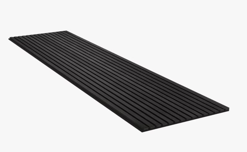 Akupanel Sort Ask 240x60cm