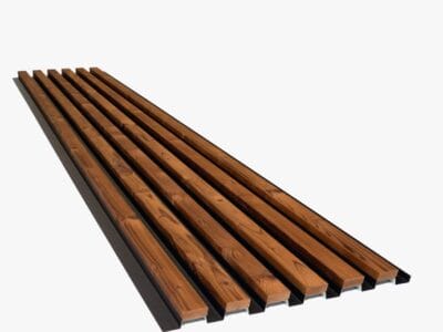 AluWood Olieret Brun 240cm