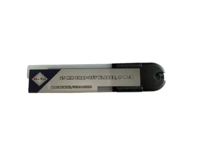 Bato knivblade 25mm black finish, 10stk. pakke.