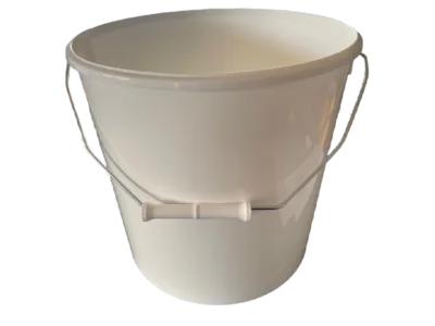Hvid plast spand  11,1L