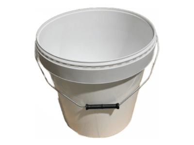 Hvid plast spand  21,6L