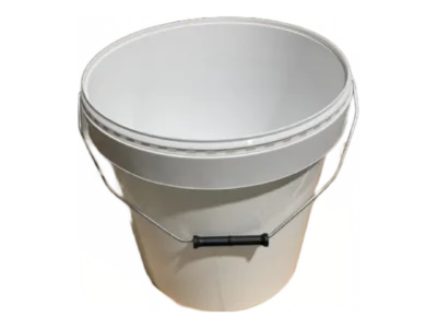 Hvid plast spand  21,6L