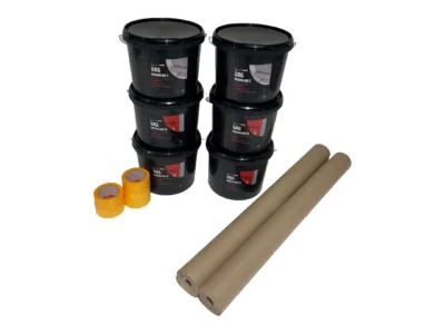 Malerpakke 45-65m2 inkl. loftmaling. - Lys råhvid; NCS 0500N