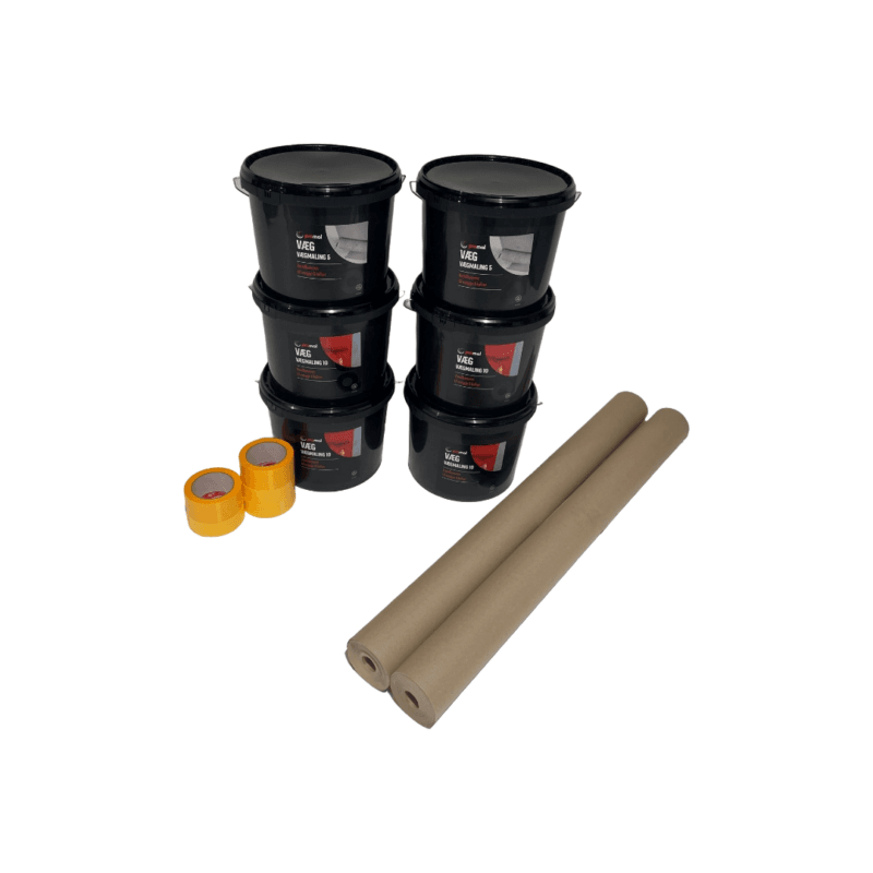 Malerpakke 45-65m2 inkl. loftmaling.