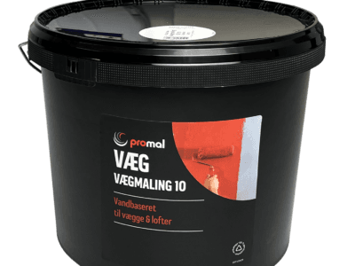 Promal væg & loftmaling glans 10, 10L - Hvid