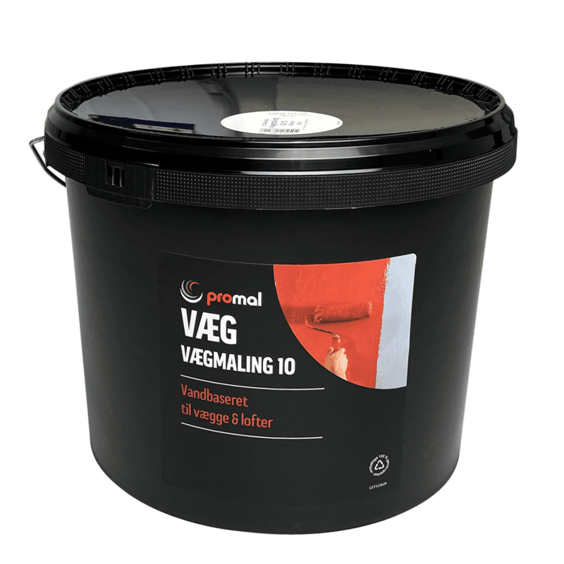 Promal væg & loftmaling glans 10, 10L