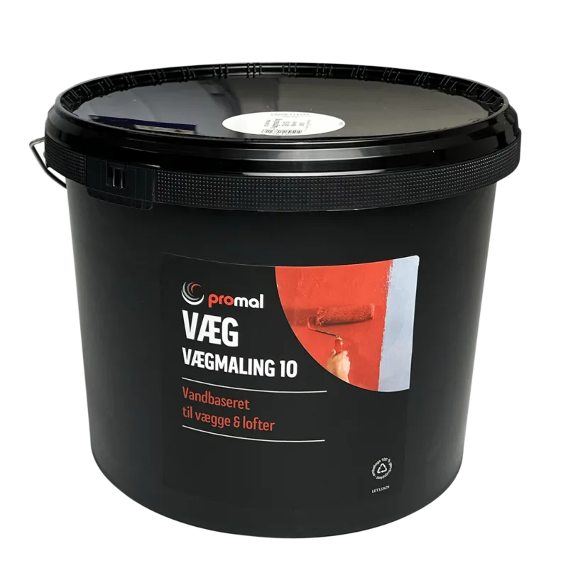 Promal væg & loftmaling glans 10, 10L