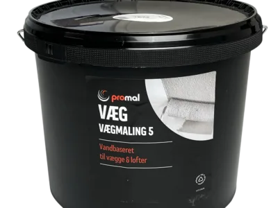 Promal væg & loftmaling glans 5, 10L - Råhvid; RAL 9010