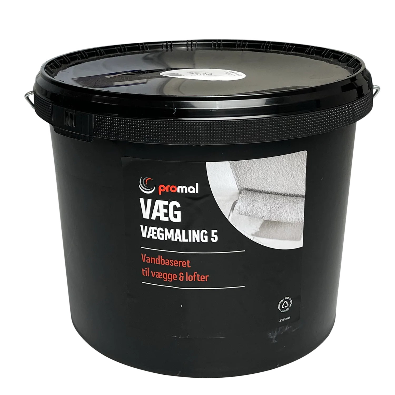 Promal væg & loftmaling glans 5, 10L