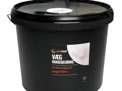 Promal vandskuringsmaling, 10L - Råhvid; RAL 9010