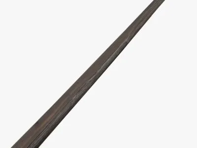 Afslutningsliste Sort Ask 22mm 2400x27x22mm