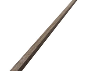 Afslutningsliste Valnød 22mm 2400x27x22mm